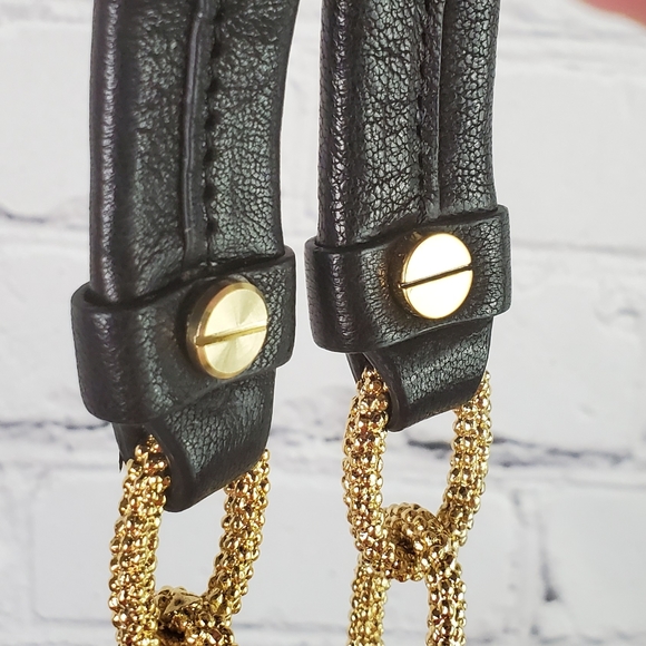 ALEXIS HUDSON Black & Gold Chain Shoulder Bag … - Picture 12 of 15
